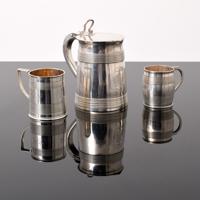 Sterling Silver Stein & 2 Mugs , Cups - Sold for $1,250 on 01-29-2022 (Lot 474).jpg